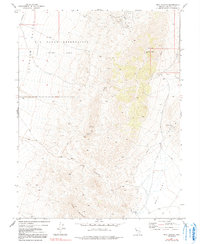 Bell Canyon 1972 topographic map thumbnail
