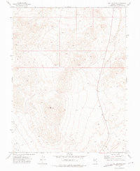 Bell Mountain 1972 topographic map thumbnail