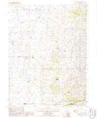 Belmont Creek 1985 topographic map thumbnail