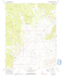 Belmont West 1971 topographic map thumbnail