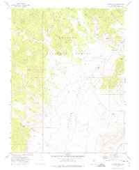 Belmont West 1971 topographic map thumbnail
