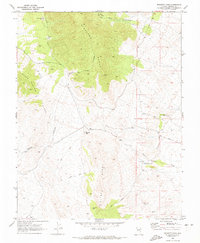 Bennett Pass 1970 topographic map thumbnail