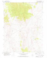 Bennett Pass 1970 topographic map thumbnail