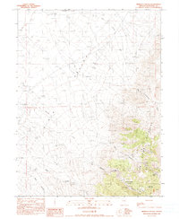 Bernice Canyon 1990 topographic map thumbnail