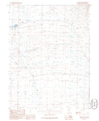 Big Hard Pan 1986 topographic map thumbnail