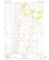 Big Hat Mtn 1980 topographic map thumbnail