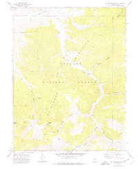 Big Ten Peak East 1971 topographic map thumbnail