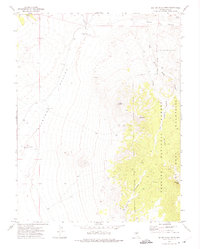 Big Ten Peak West 1971 topographic map thumbnail