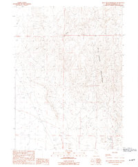Bilk Creek Reservoir 1990 topographic map thumbnail