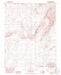 Bitter Spring 1983 topographic map thumbnail