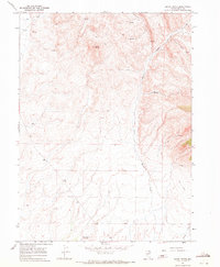 Black Butte 1967 topographic map thumbnail