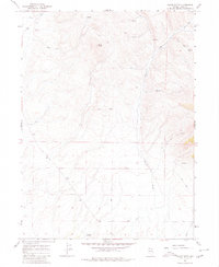 Black Butte 1967 topographic map thumbnail