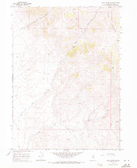Black Butte NE 1967 topographic map thumbnail