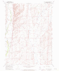 Black Butte SW 1967 topographic map thumbnail