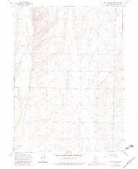Black Butte SW 1967 topographic map thumbnail