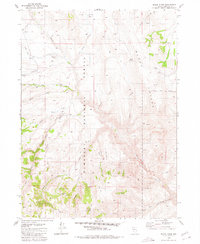 Black Ridge 1980 topographic map thumbnail