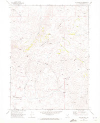 Blanchard Mtn 1968 topographic map thumbnail
