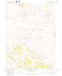 Blowout Mtn 1966 topographic map thumbnail