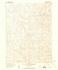 Blue Basin 1958 topographic map thumbnail