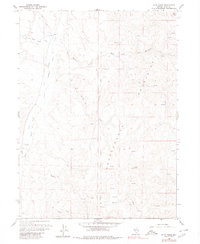 Blue Basin 1958 topographic map thumbnail