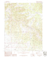 Blue Mass Canyon 1986 topographic map thumbnail