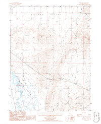 Bobs Flat 1986 topographic map thumbnail