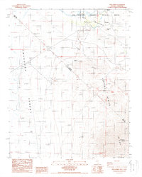 Bole Spring 1987 topographic map thumbnail