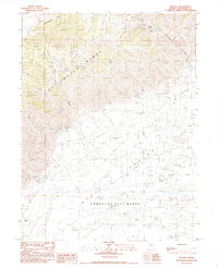 Bolivia 1990 topographic map thumbnail
