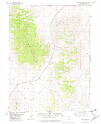 Boone Canyon 1982 topographic map thumbnail