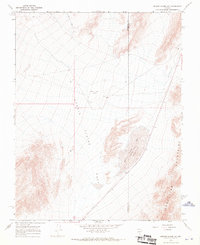Bonnie Claire NW 1968 topographic map thumbnail