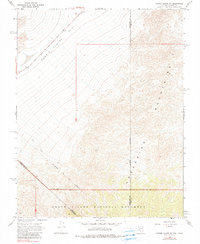 Bonnie Claire SW 1968 topographic map thumbnail