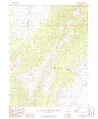 Boone Spring 1986 topographic map thumbnail