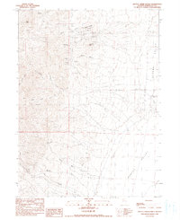 Bottle Creek Ranch 1990 topographic map thumbnail