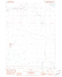 Bottle Creek Slough NW 1982 topographic map thumbnail