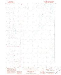 Bottle Creek Slough SW 1982 topographic map thumbnail