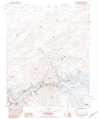 Boulder Canyon 1983 topographic map thumbnail