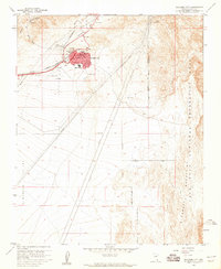 Boulder City 1958 topographic map thumbnail