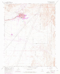 Boulder City 1958 topographic map thumbnail