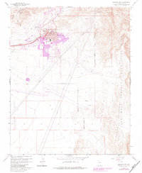 Boulder City 1958 topographic map thumbnail