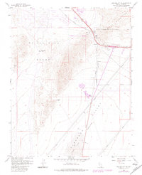 Boulder City NW 1958 topographic map thumbnail