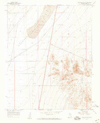 Boulder City SW 1958 topographic map thumbnail