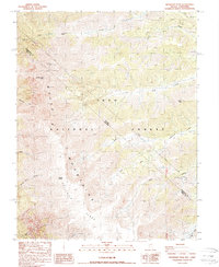 Boundary Peak 1987 topographic map thumbnail