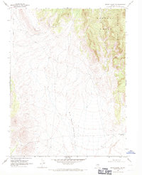 Brown Summit NW 1968 topographic map thumbnail