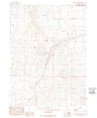 Browns Bench Ranch 1989 topographic map thumbnail