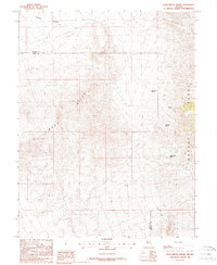 Buck Brush Spring topographic map thumbnail