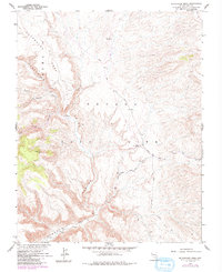 Buckboard Mesa 1961 topographic map thumbnail