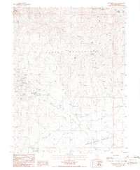 Buckhorn Mine 1986 topographic map thumbnail