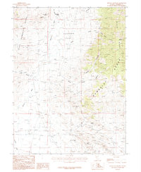 Buffalo Mountain 1987 topographic map thumbnail