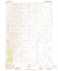 Buffalo Springs 1990 topographic map thumbnail