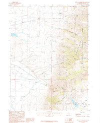 Bull Run Reservoir 1987 topographic map thumbnail